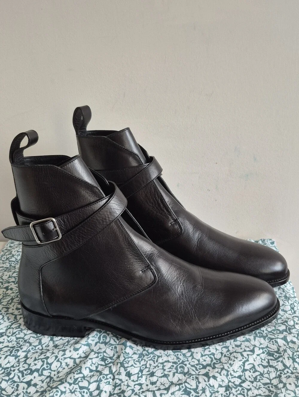 NEW! SAINT LAURENT Leather Boots / US Size 10